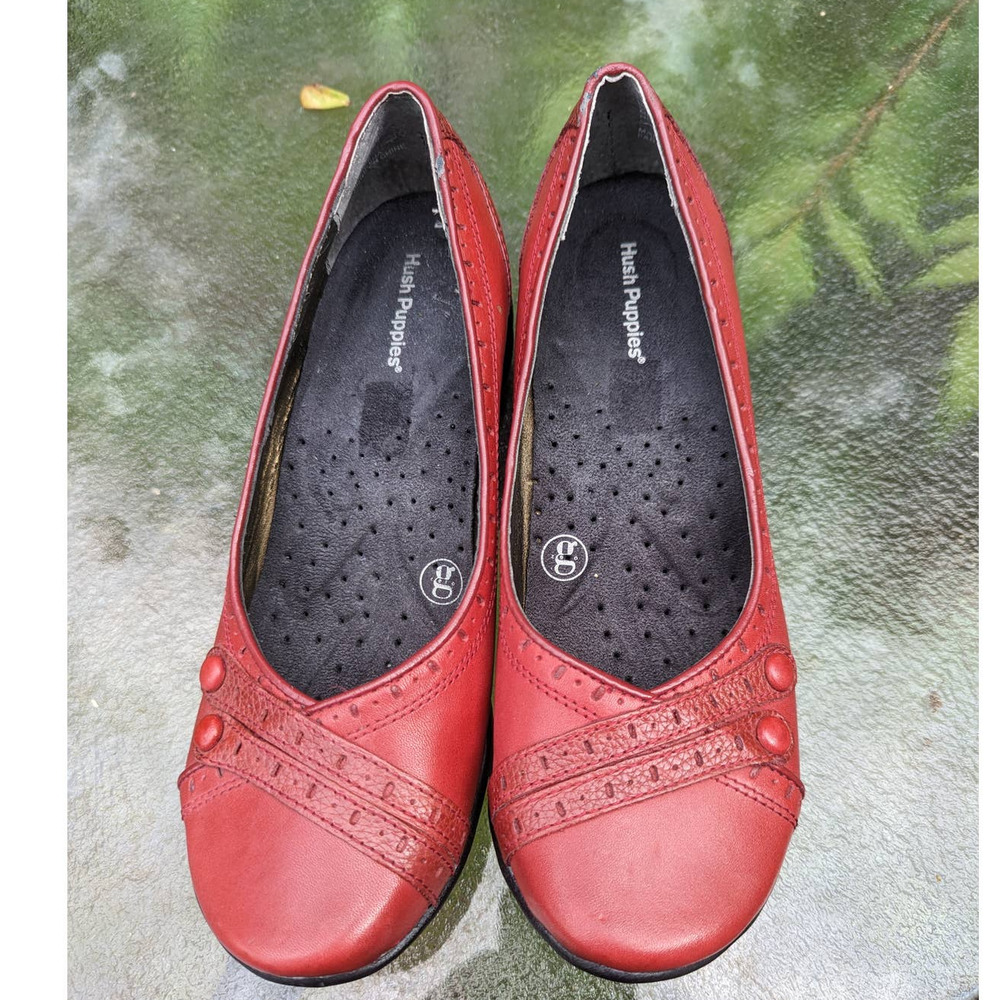 Hush Puppies Red Womens Flats Loafers